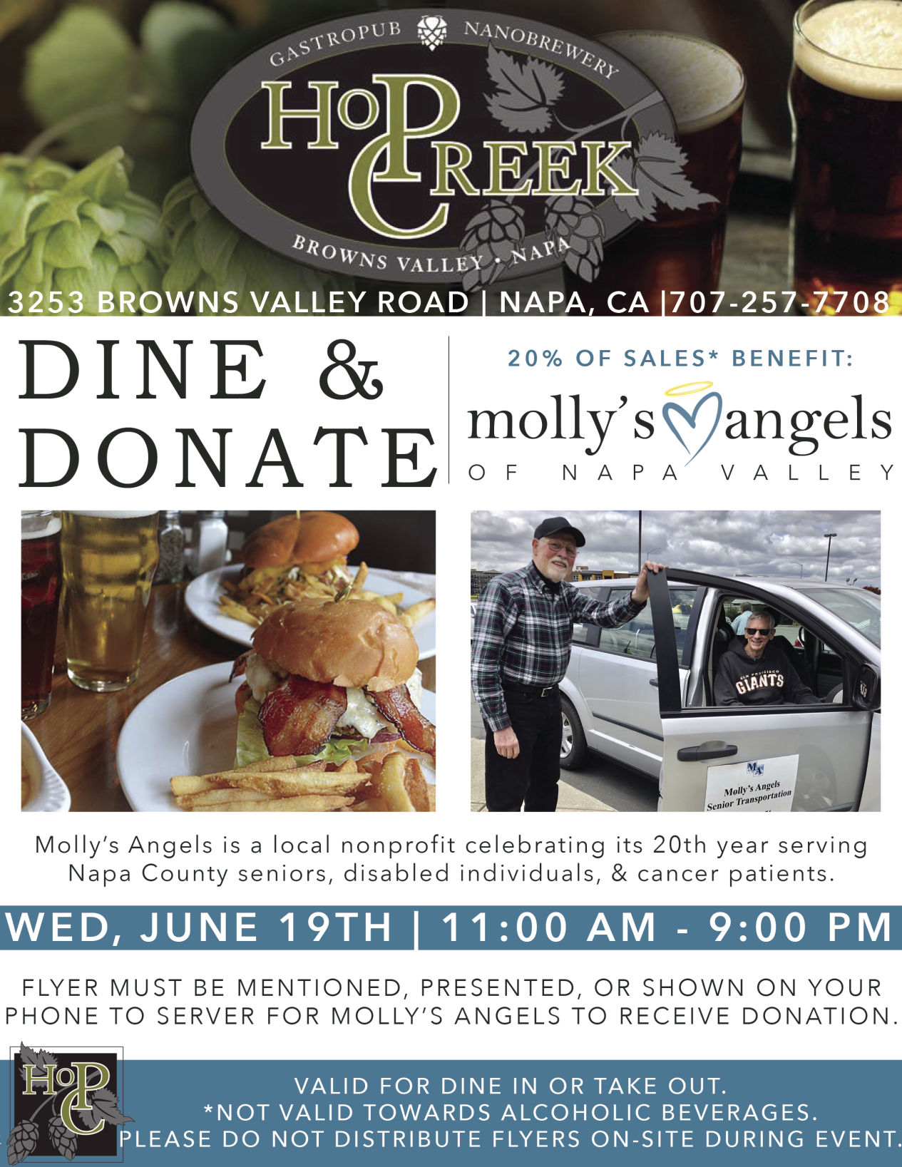 Hop Creek Pub Dine & Donate